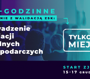 100 godz. szkolenie: Prowadzenie mediacji sądowych i pozasądowych w sprawach cywilnych i gospodarczych z certyfikatem ZSK.